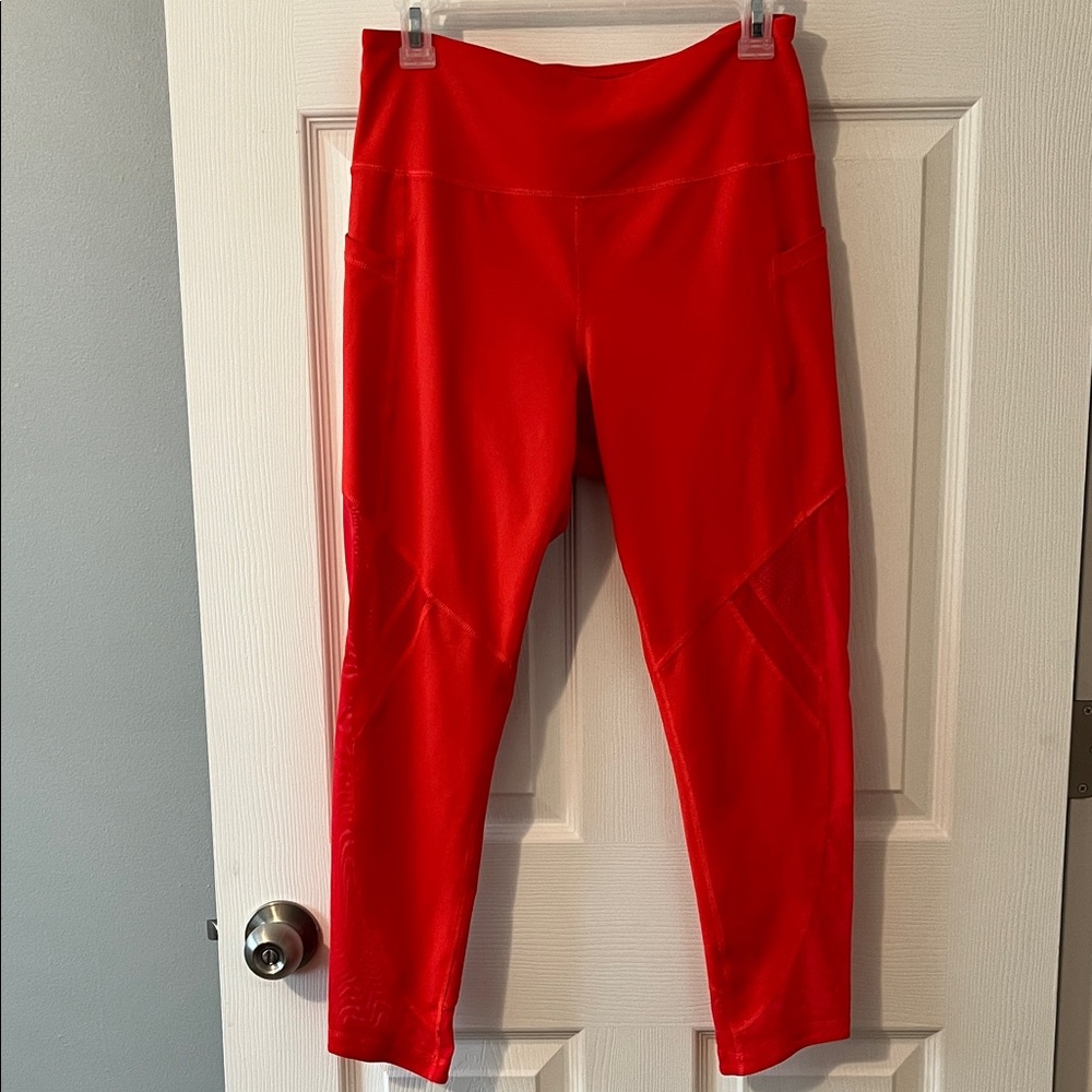 File Sport Red Leggings- L